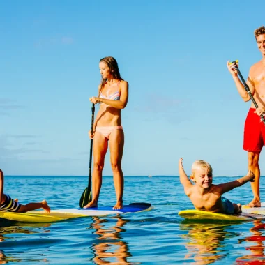 stand-up paddleboarding corfu